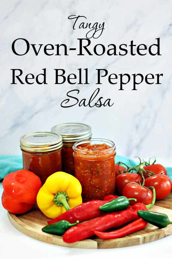 Tangy Oven-Roasted Red Bell Pepper Salsa Recipe